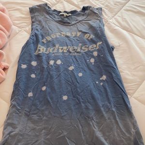 budweiser graphic tank